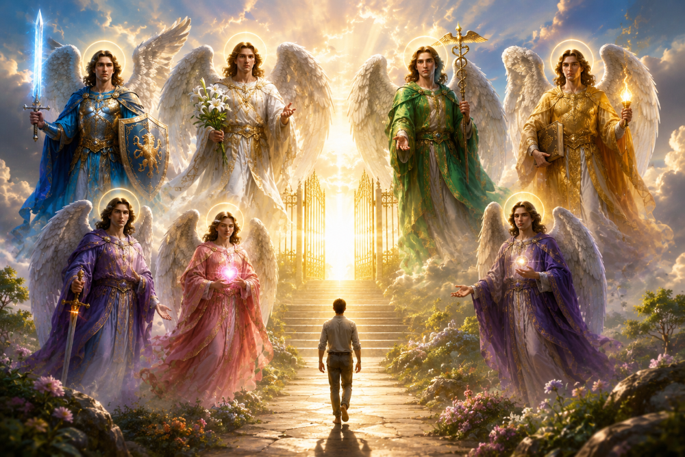 Oración a los 7 Arcángeles para abrir caminos