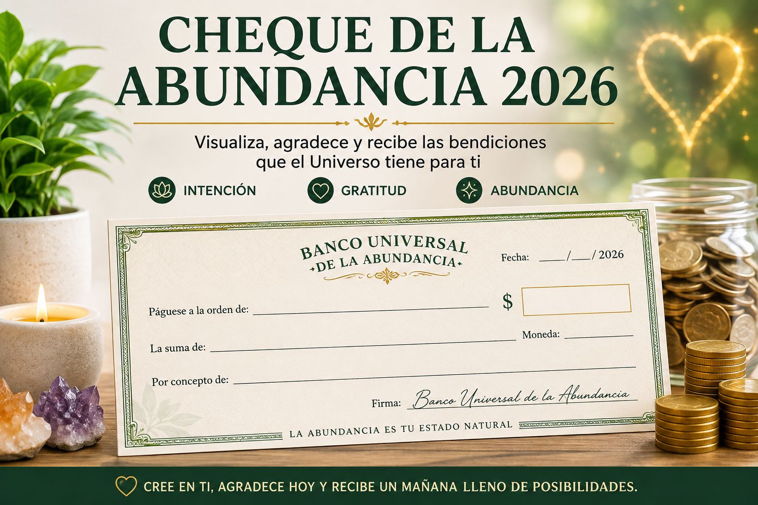Cheque de la Abundancia 2026